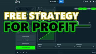 THE BEST FREE DICE STRATEGY FOR PROFIT Stake [upl. by Komsa943]