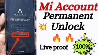 Mi Account Unlock ✅ Without Pc 💥 All Model Support  Activate This Device [upl. by Ottie]