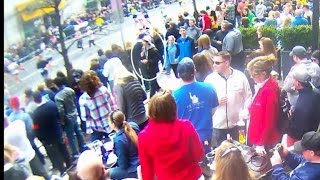 New footage of Boston bombing blast shown in court [upl. by Rehportsirhc]