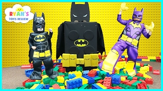 THE LEGO BATMAN MOVIE GIANT SURPRISE TOYS Collection Biggest Surprise Egg Opening Lego Stop Motion [upl. by Poland]