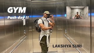 GYM vlog  lakshya suri [upl. by Juley]