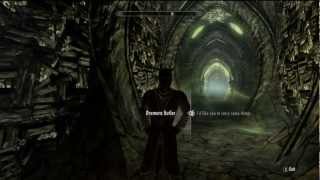 Skyrim DLC Dragonborn Summon Dremora ServantDremora Merchant [upl. by Aikem]