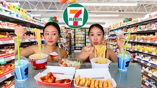 EATING AT 711 FOR 24 HOURS [upl. by Lihkin330]