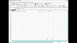 Gnumeric mileage analysis  MS Excel replacement gnumeric spreadsheet [upl. by Sabir]