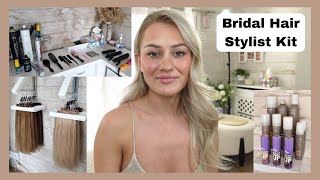 BRIDAL HAIR KIT  Freelance Wedding Hairstylist [upl. by Ruenhs]