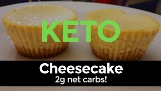 Keto Cheesecake  GuiltFree Dessert on a Ketogenic Diet [upl. by Mehala751]