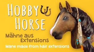 Hobby Horse Mähne machen aus Extensions [upl. by Sollows]