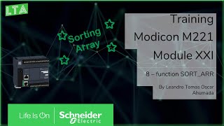 Training  M221  M218 Sorting arrays function SORTARR [upl. by Fronniah]