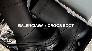 Balenciaga x Crocs Boot Review  Sizing Tryon amp Comfort [upl. by Dhar]