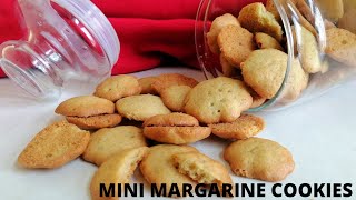 HOW TO MAKE MINI MARGARINE COOKIES HOMEMADE MINI COOKIES RECIPE [upl. by Tom]