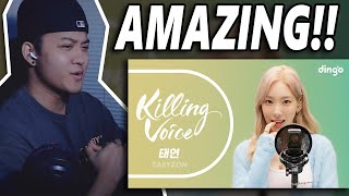 TAEYEON 태연 Dingo Music Killing Voice  REACTION [upl. by Faro587]