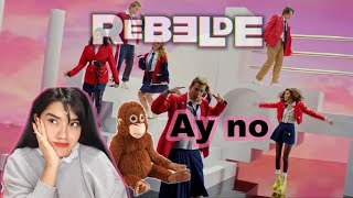 Mi reacción a REBELDE Video Oficial  NETFLIX  PERSONAJES [upl. by Acinat]