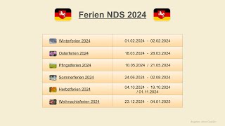 Ferien NDS 2024 [upl. by Ykcub]