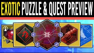 Destiny 2 NEW EXOTIC PUZZLE amp QUEST PREVIEW Zero Hour Secrets Outbreak Info Perks amp Rewards [upl. by Nylesoy667]