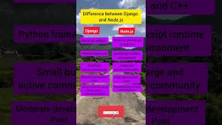 Django vs Nodejs Which Backend Framework is Best [upl. by Hedwiga140]