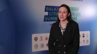 B40 Istanbul Summit Benjamina Karić Mayor of Sarajevo [upl. by Kcirdec]