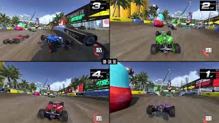 Trackmania Turbo 4 Kişilik  4 Player [upl. by Lienet]