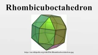 Rhombicuboctahedron [upl. by Eelydnarb]