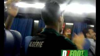 CAN 2010  Algerie 32 Cote d Ivoire  Fete dans le bus [upl. by Heidie]