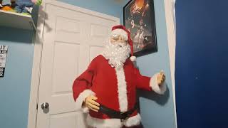 gemmy life size santa 2013 model from lowes [upl. by Adile]