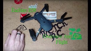 Eachine E58 720P Wifi FPV Quadcopter Overview And Test Flight [upl. by Dustin]