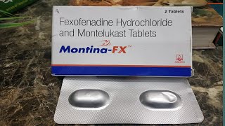 Montina FX Tablet Benefits Uses Dose side effects  Medical Gyan [upl. by Nitsyrc]