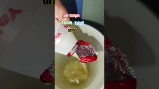 Low budget lemon yakult drink viralvideo viralshorts trendingshorts [upl. by Larrisa]