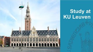 Study at KU Leuven presentation  Info about Europes most innovative university [upl. by Wiener]