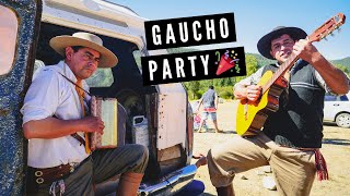 GAUCHO PARTY in Patagonia Argentine BBQ Asado Gaucho Music  Mini Rodeo  El Manso Argentina [upl. by Clova]