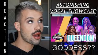 QUEENDOM  GODDESS VOCAL SHOWCASE  REACTION  ALLOUT SUNDAYS [upl. by Farrington]