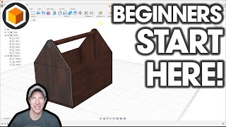 Getting Started with Fusion 360 Part 1  BEGINNERS START HERE [upl. by Nemzzaj161]