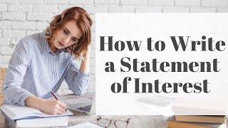 How to Write a Letter of Interest for Jobs and Internships [upl. by Azaria740]