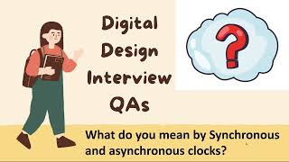 STA Interview QA Synchronous vs Asynchrounous clocks [upl. by Rramed]