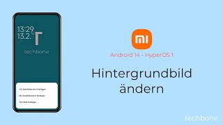 StartbildschirmHintergrundbild ändern  Xiaomi Android 14  HyperOS 1 [upl. by Ynavoeg888]