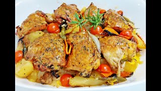 CONTRAMUSLOS DE POLLO AL HORNO RECETA FACIL [upl. by Eulalie]