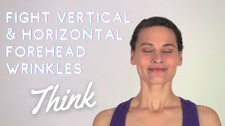 Facial exercise Fight all forehead wrinkles [upl. by Perretta]