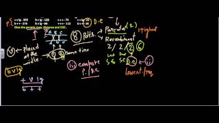 Linkage mapping problem three point cross [upl. by Ainsley901]