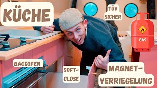 DIY VANAUSBAU I Vollwertige KÜCHE mit Gasbackofen [upl. by Krista]