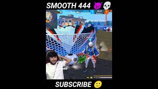 Smooth 444 😡💢 nonstopgaming 1vs4 gameplay 😤 ffshorts ajjubhai gyangaming totalgaming freefire [upl. by Cianca261]