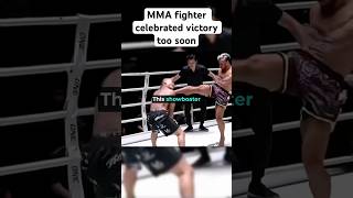 MMA fighter celebrated victory too soon mma ufc boxing [upl. by Droc]