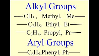 What are Alkyl and Aryl GroupsAlkyl and Aryl groups formation and naming in Organic Chemistry [upl. by Priestley]