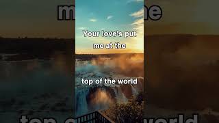 Carpenters  Top Of The World Lyrics Video lyrics carpenters topoftheworld music [upl. by Lareine]