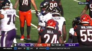 Lamar Jackson Highlights Vs Bengals Week 5 2024 [upl. by Imoan2]