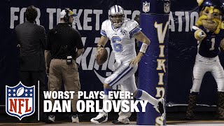 Dan Orlovsky Runs Out of the Back of the Endzone [upl. by Anitrebla]