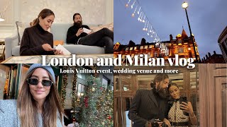 London with Filippo for LV Christmas Tree Reveal Wedding Venue Search and Chit Chat Tamara Kalinic [upl. by Farman]