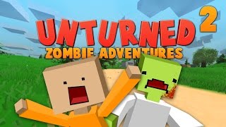 Unturned ★ STUNT DRIVER ★ Zombie Adventures 2 [upl. by Noyart700]