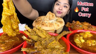 SPICY MUTTON FAT CURRY WITH CHICKEN POTLI BIRYANI AND SPICY MUTTON RIBS CURRY  INDIAN EATING SHOW [upl. by Aleekahs]