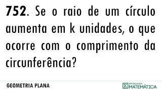 C17 COMPRIMENTO DA CIRCUNFERÊNCIA 752 [upl. by Hahsi]