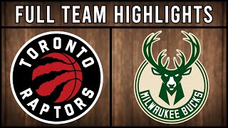 Toronto Raptors vs Milwaukee Bucks  Full Team Highlights  Nov 15 2023 [upl. by Ecyor492]