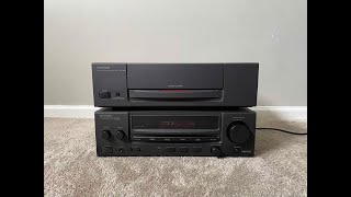 Kenwood Home Stereo Audio System  KA995 Integrated Amplifier and KM895 Power Amplifier [upl. by Hughmanick545]